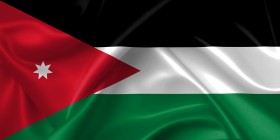 Stock Image: flag of jordan