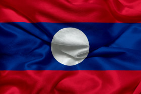 Stock Image: Flag of Laos