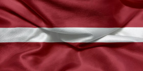 Stock Image: Flag of Latvia