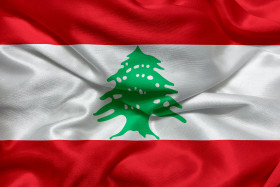Stock Image: Flag of Lebanon