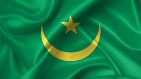 Stock Image: flag of mauritania