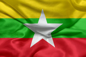 Stock Image: Flag of Myanmar