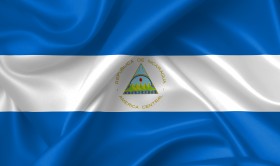 Stock Image: flag of nicaragua