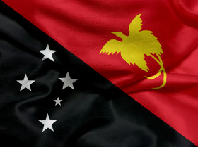 Stock Image: Flag of Papua New Guinea
