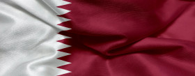 Stock Image: Flag of Qatar