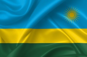 Stock Image: flag of rwanda