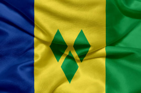 Stock Image: Flag of Saint Vincent and the Grenadines
