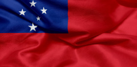 Stock Image: Flag of Samoa