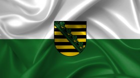 Stock Image: flag of saxony