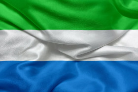 Stock Image: Flag of Sierra Leone