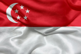 Stock Image: Flag of Singapore