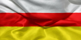 Stock Image: Flag of South Ossetia