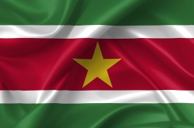 Stock Image: flag of suriname