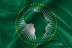 Stock Image: Flag of the African Union