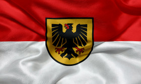 Stock Image: Flag of the city of Dortmund