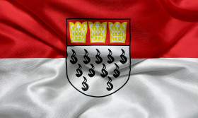 Stock Image: Flag of the city of Köln / Cologne