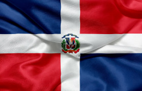Stock Image: Flag of the Dominican Republic
