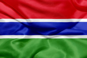 Stock Image: Flag of The Gambia