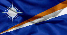 Stock Image: Flag of the Marshall Islands
