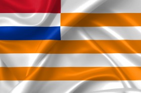 Stock Image: flag of the orange free state