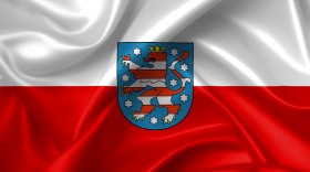 Stock Image: flag of thuringia