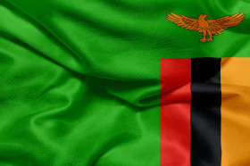 Stock Image: Flag of Zambia