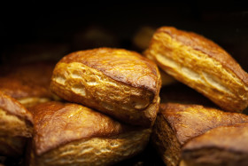 Stock Image: fresh bread buns or rolls