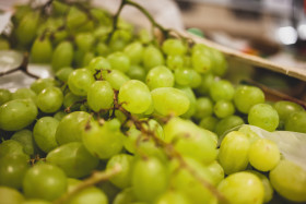 Stock Image: fresh ripe grapes