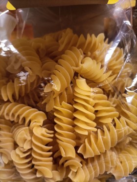 Stock Image: Fusilli Spiral noodles
