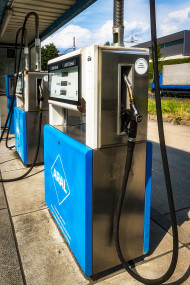 Stock Image: gas station