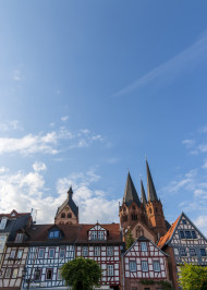 Stock Image: Gelnhausen Cityscape, Frankfurt Germany Hesse - Old town