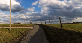 Stock Image: german country road