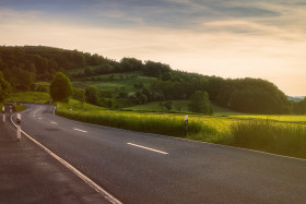Stock Image: german country road