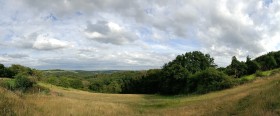 Stock Image: German rural Landscape Panorama