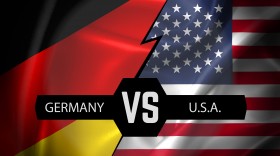 Stock Image: germany vs usa