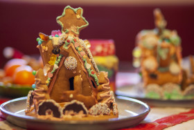 Stock Image: Gingerbread house