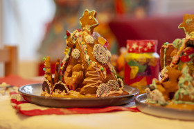 Stock Image: Gingerbread house