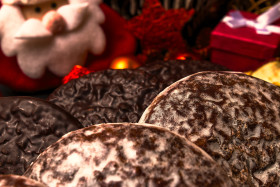 Stock Image: gingerbread to the christmas time