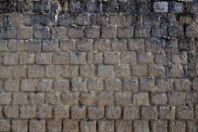 Stock Image: Gray stone wall texture