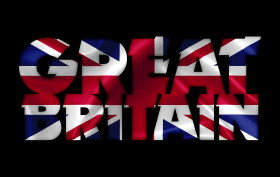 Stock Image: great britain text