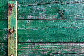 Stock Image: Green weathered wood texture