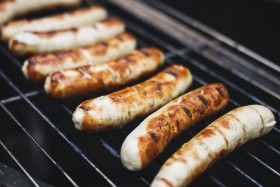 Stock Image: grill sausages