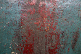Stock Image: Grunge reddish blue concrete floor texture