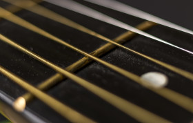 Stock Image: guitar strings