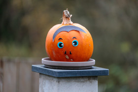 Stock Image: Halloween pumpkin