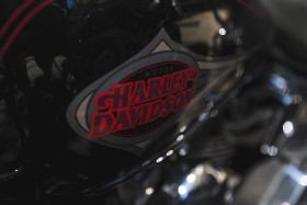 Stock Image: Harley-Davidson gas tank