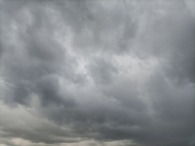 Stock Image: Heavily overcast sky