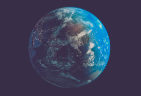 Stock Image: high resolution planet earth
