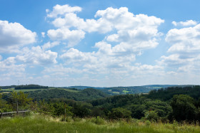 Stock Image: Hilly rural landscape