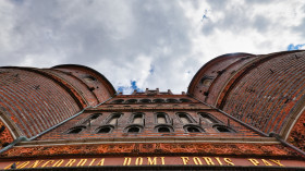 Stock Image: Holsten gate in Lubeck